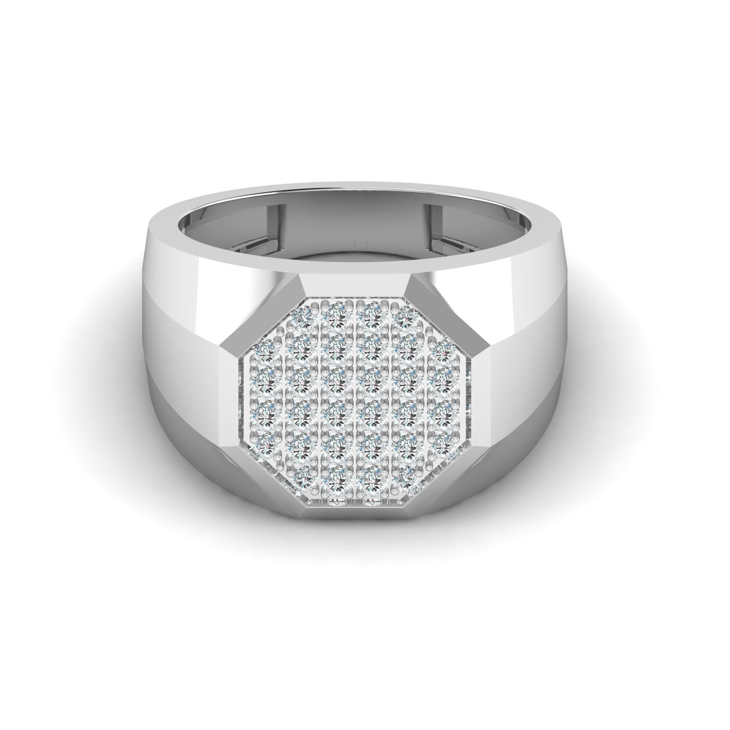 Modern Octagon Ring
