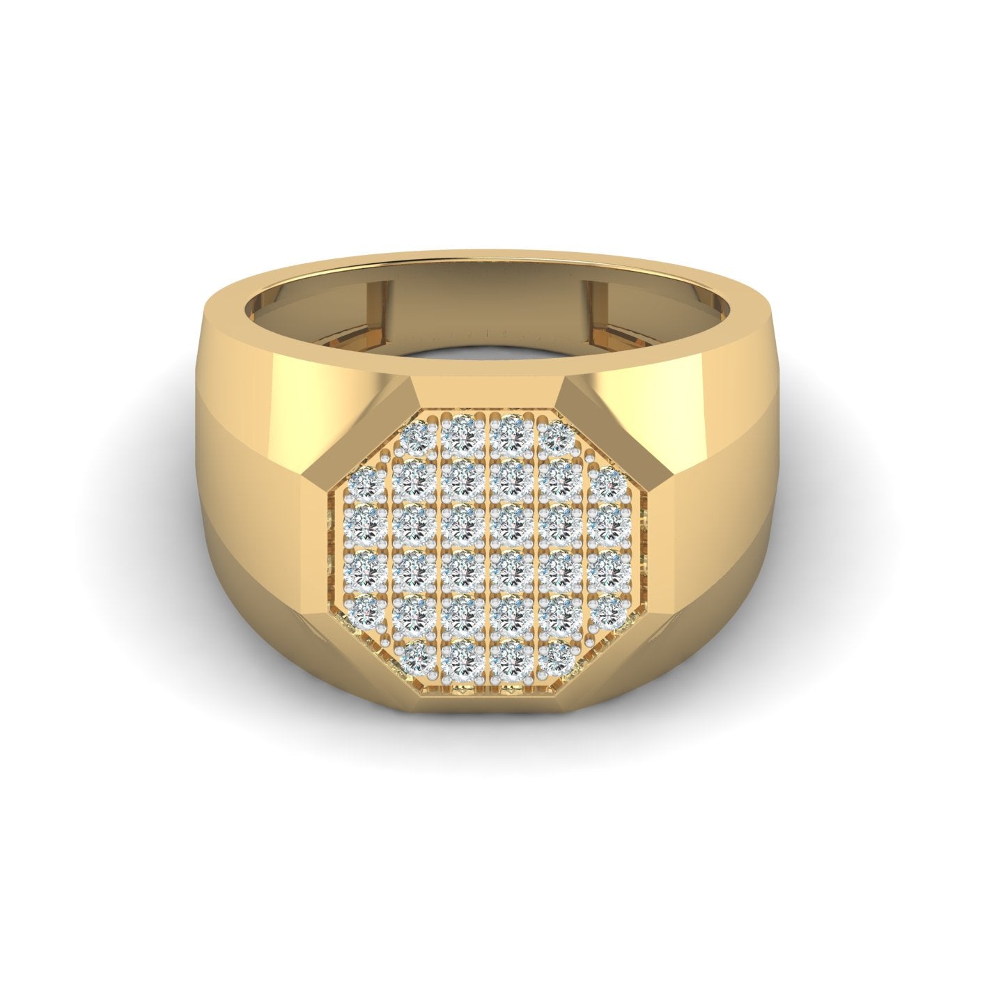 Modern Octagon Ring