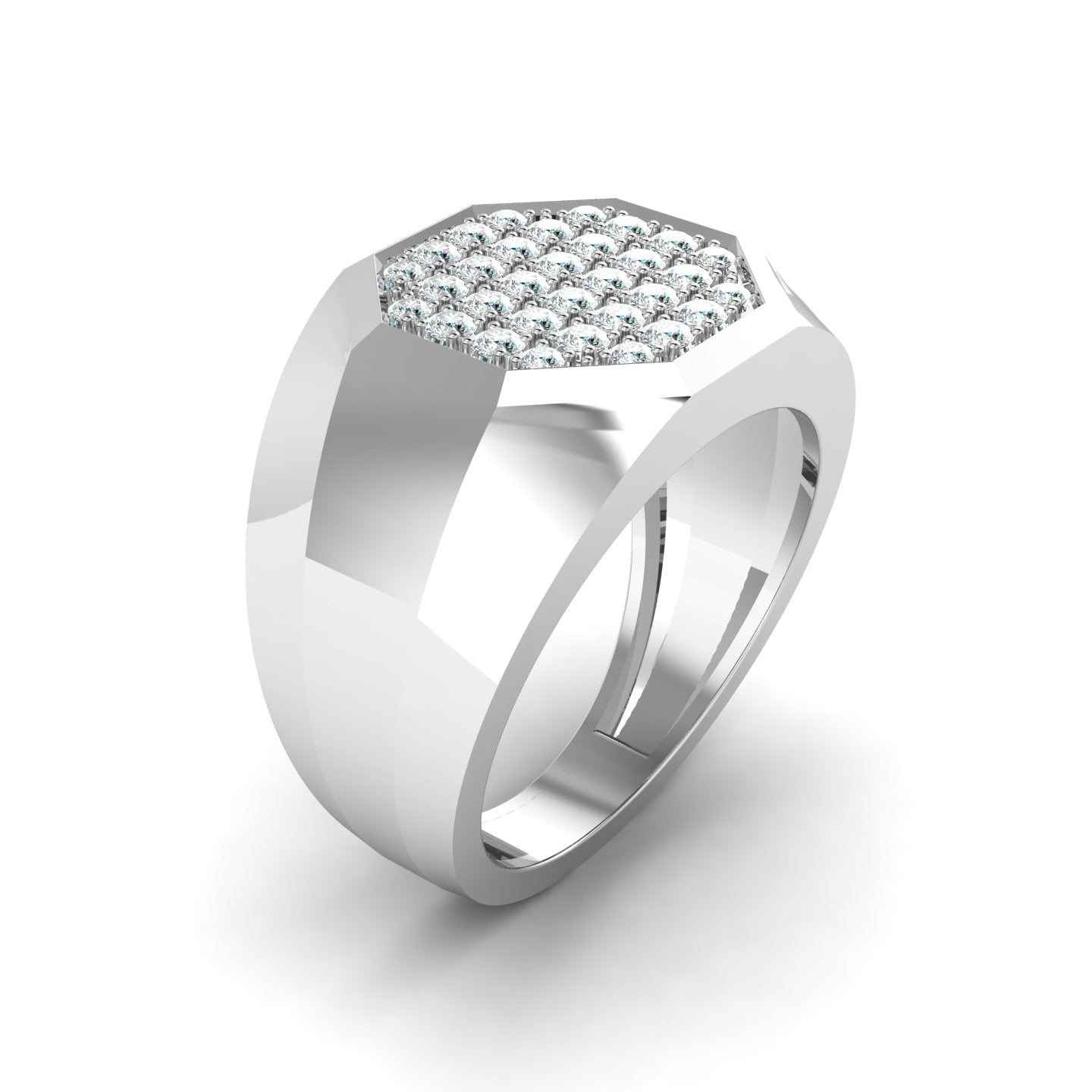 Modern Octagon Ring