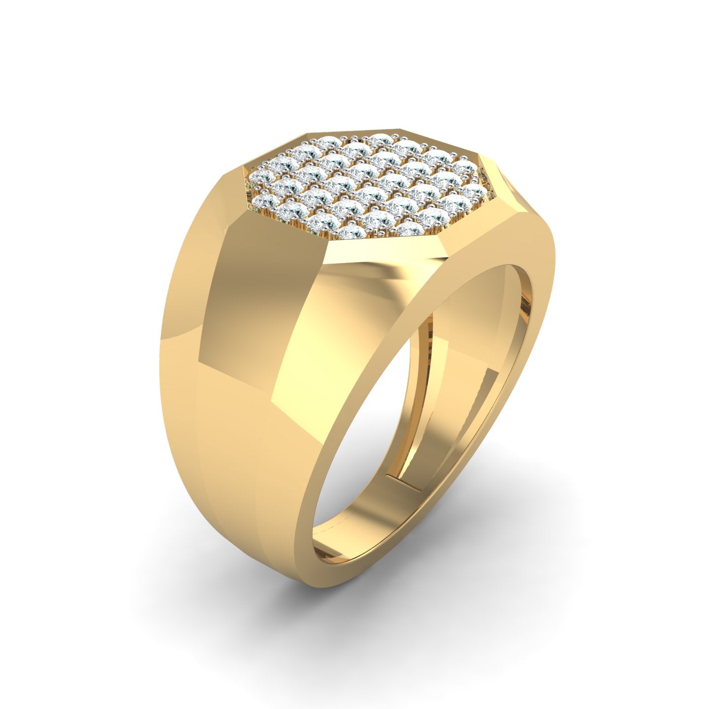 Modern Octagon Ring