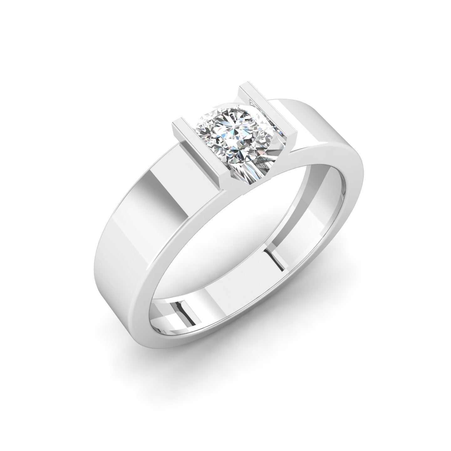 Solitaire Horizon Ring