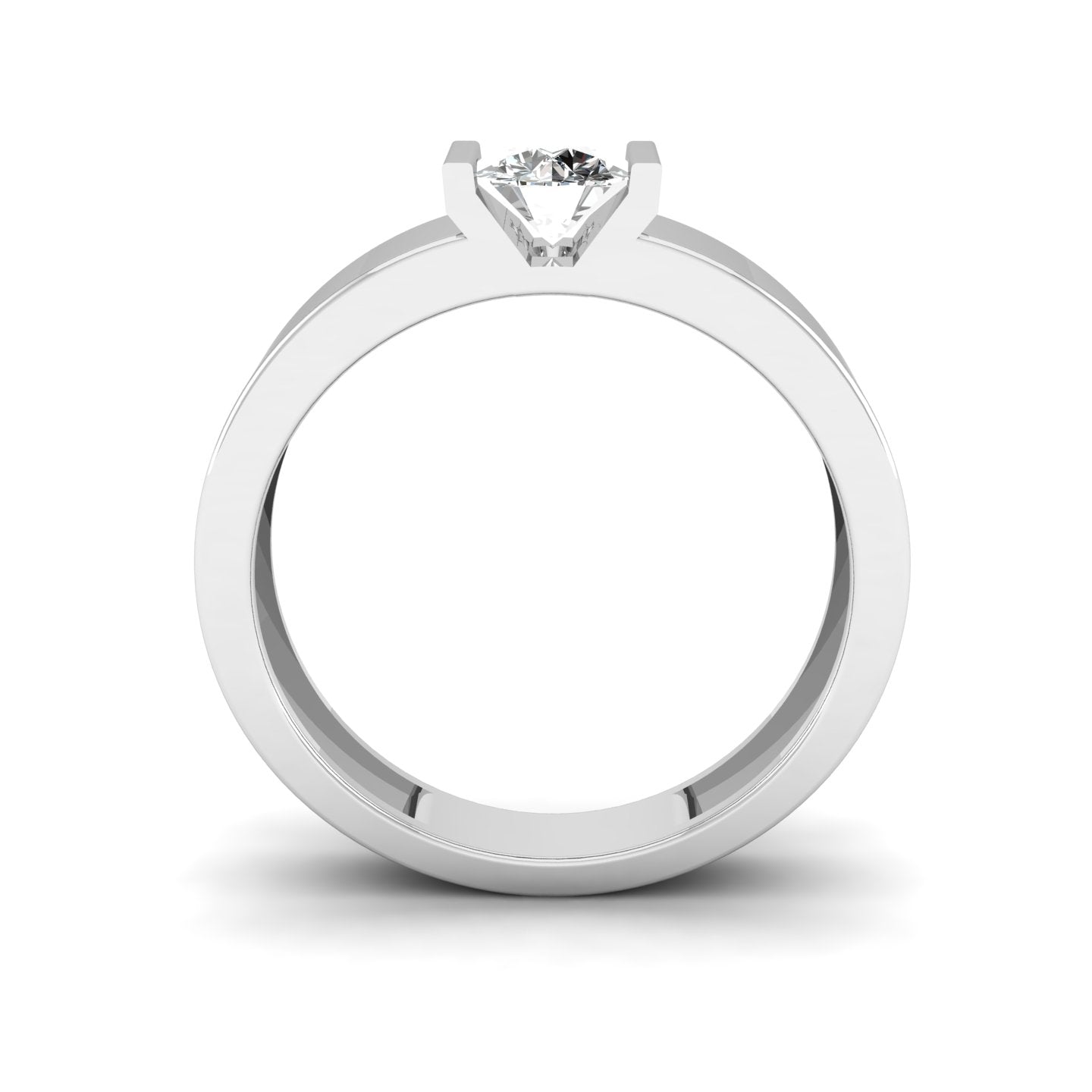 Solitaire Horizon Ring
