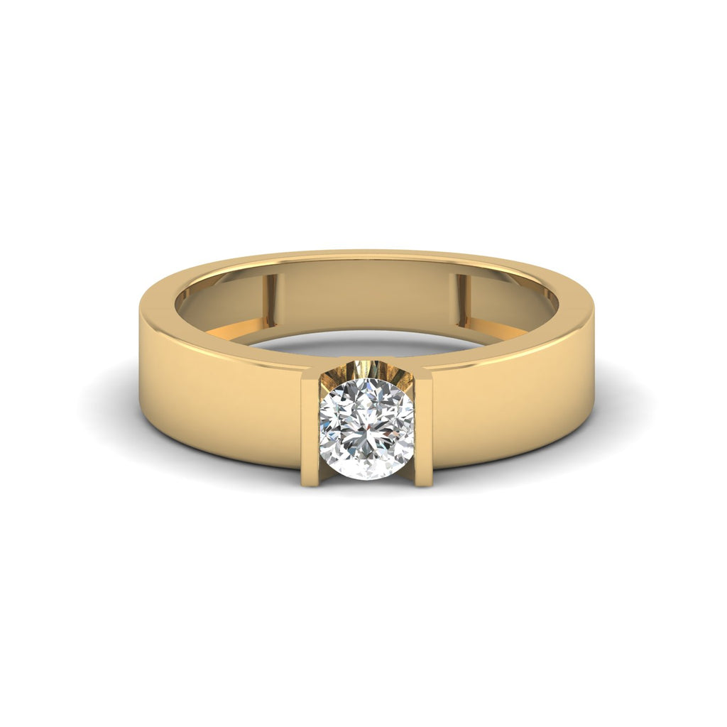 Solitaire Horizon Ring