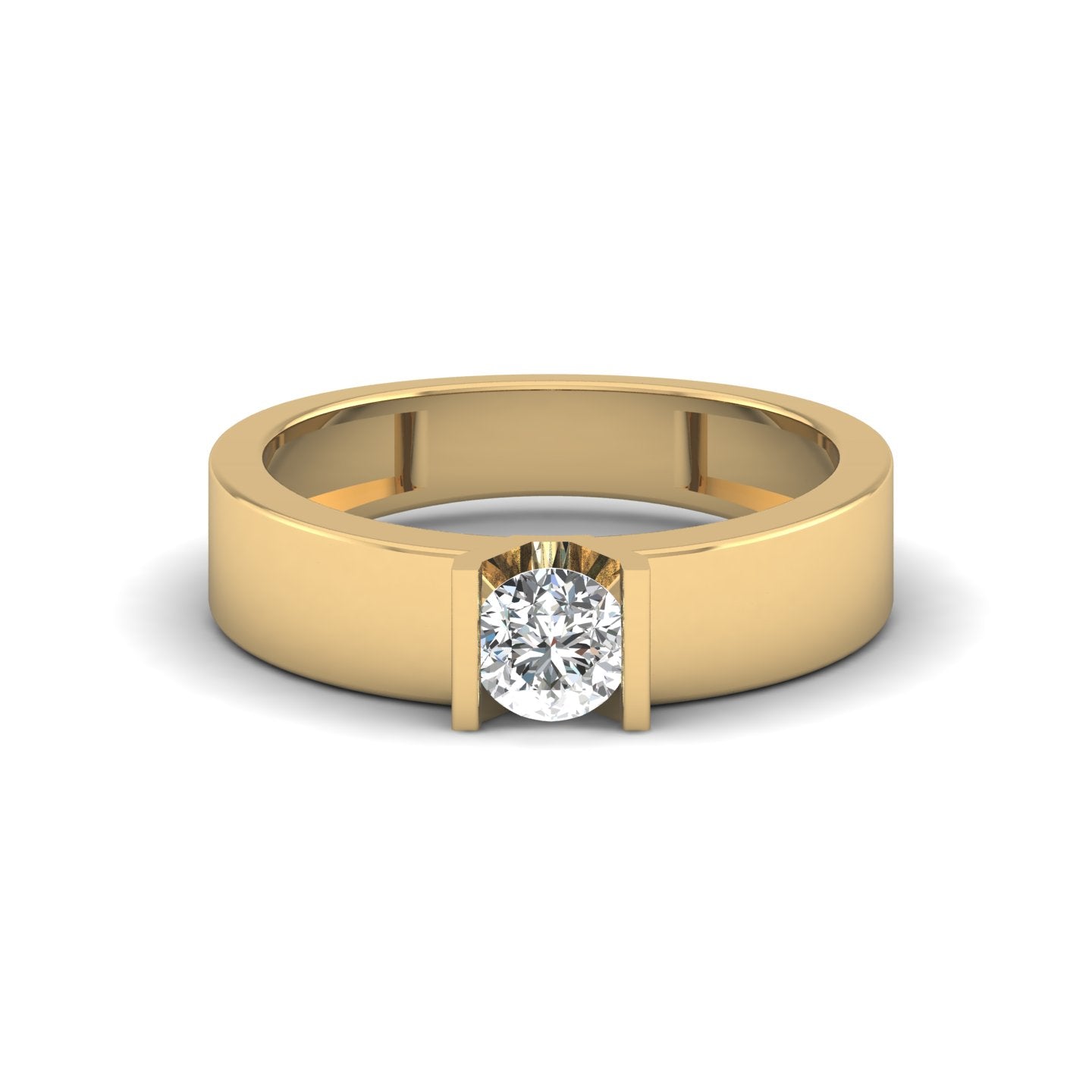 Solitaire Horizon Ring