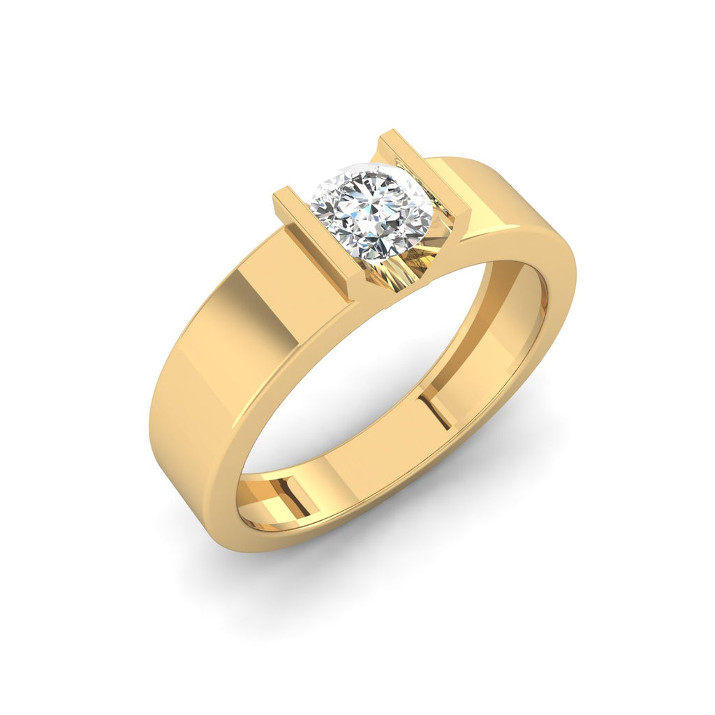 Solitaire Horizon Ring