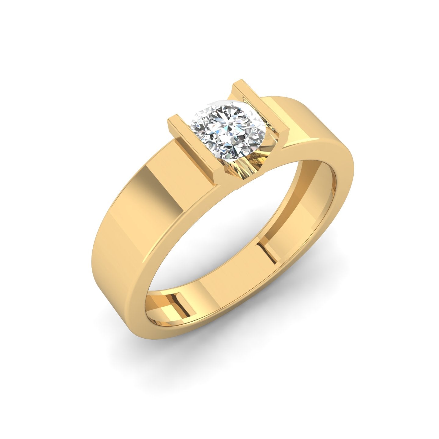 Solitaire Horizon Ring