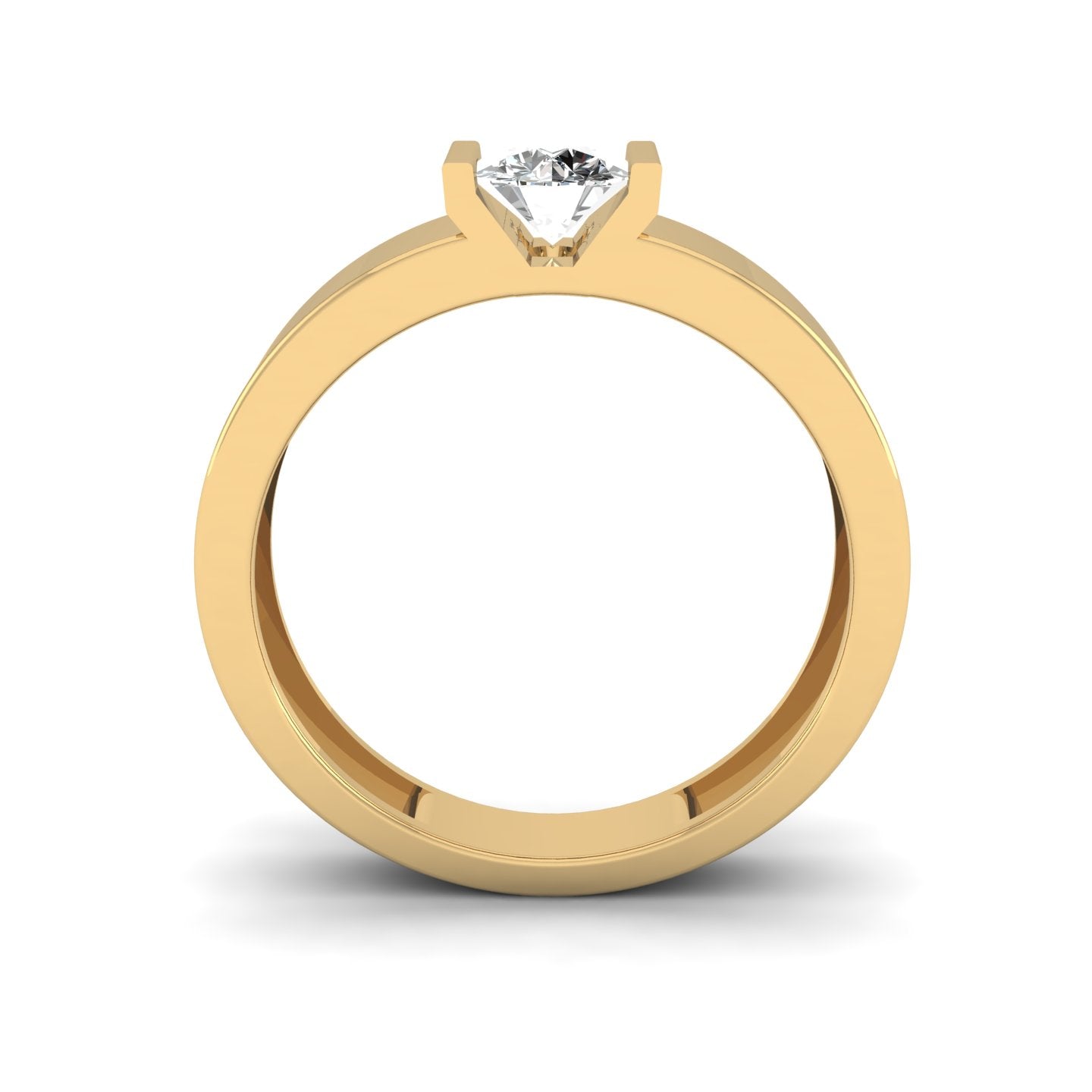 Solitaire Horizon Ring