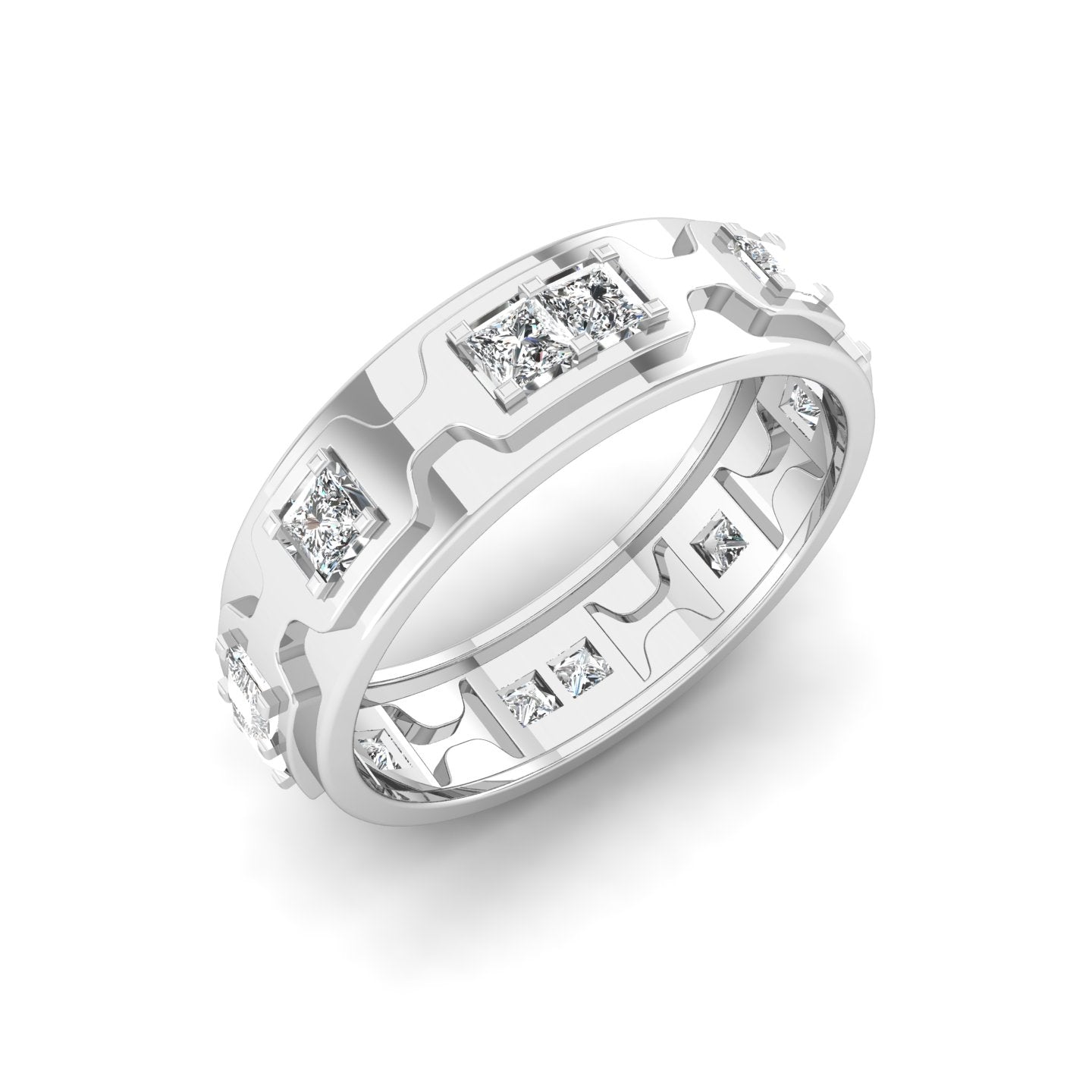 The Architect's Grid Ring