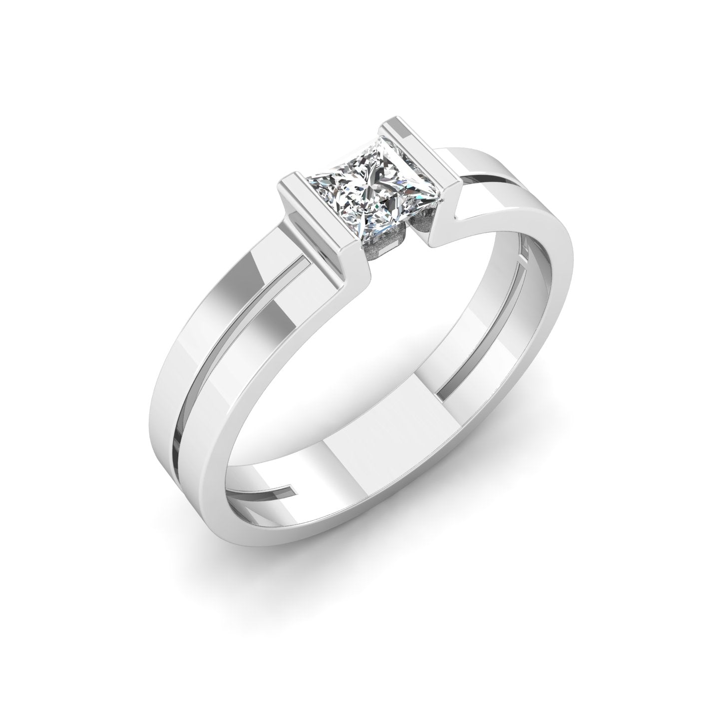 The Solitaire Frame Ring