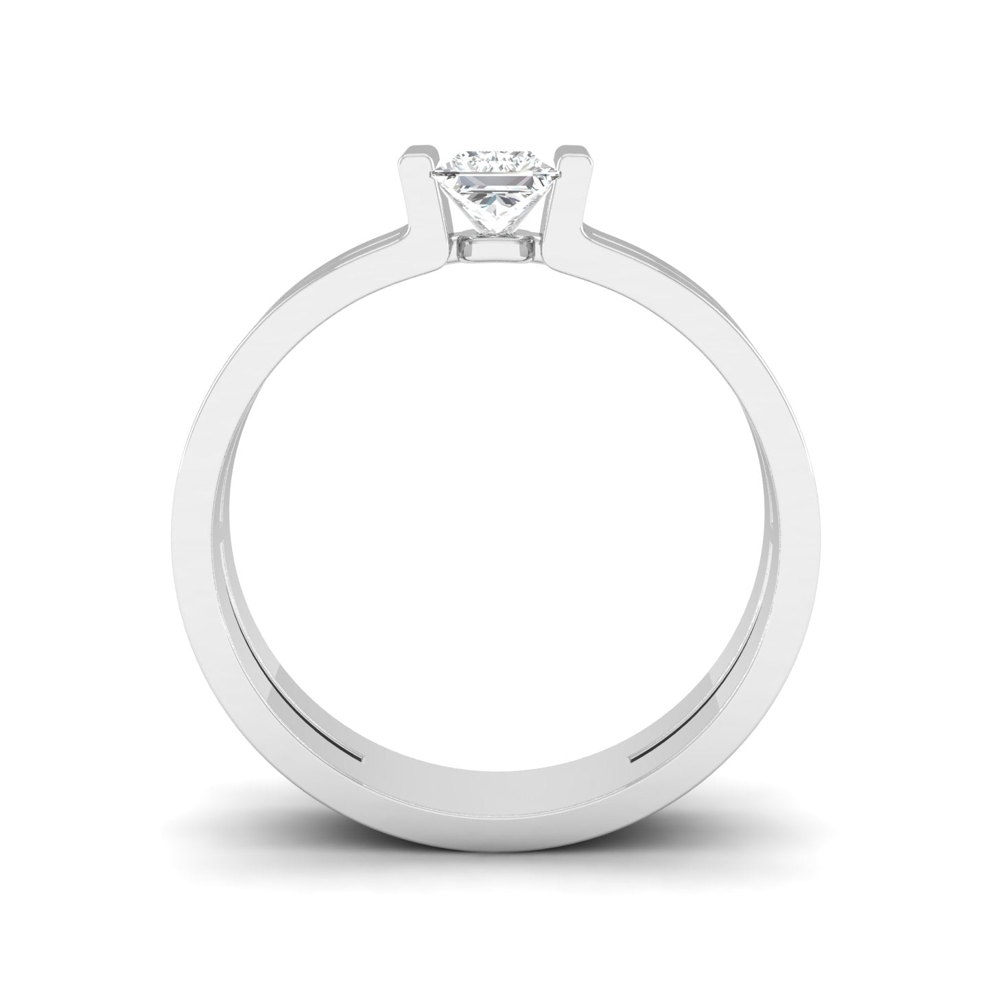 The Solitaire Frame Ring