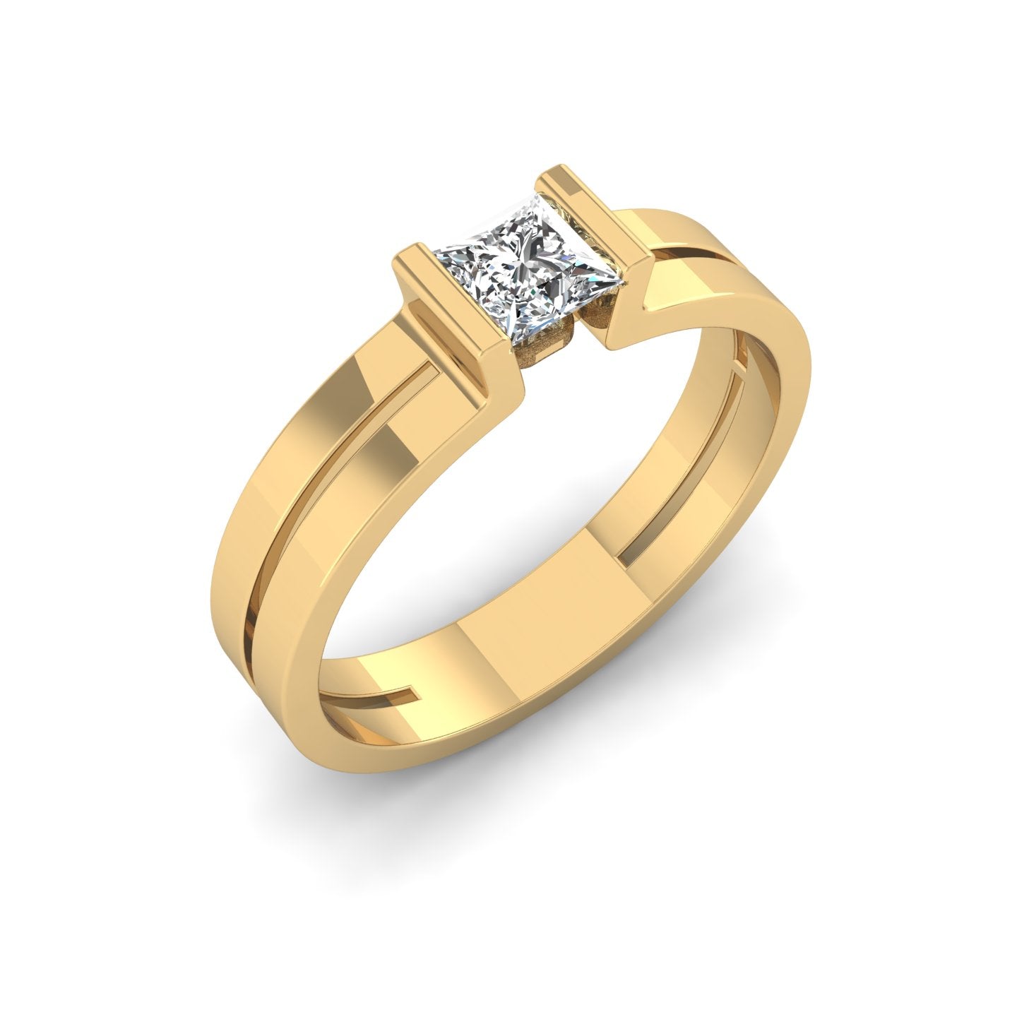 The Solitaire Frame Ring