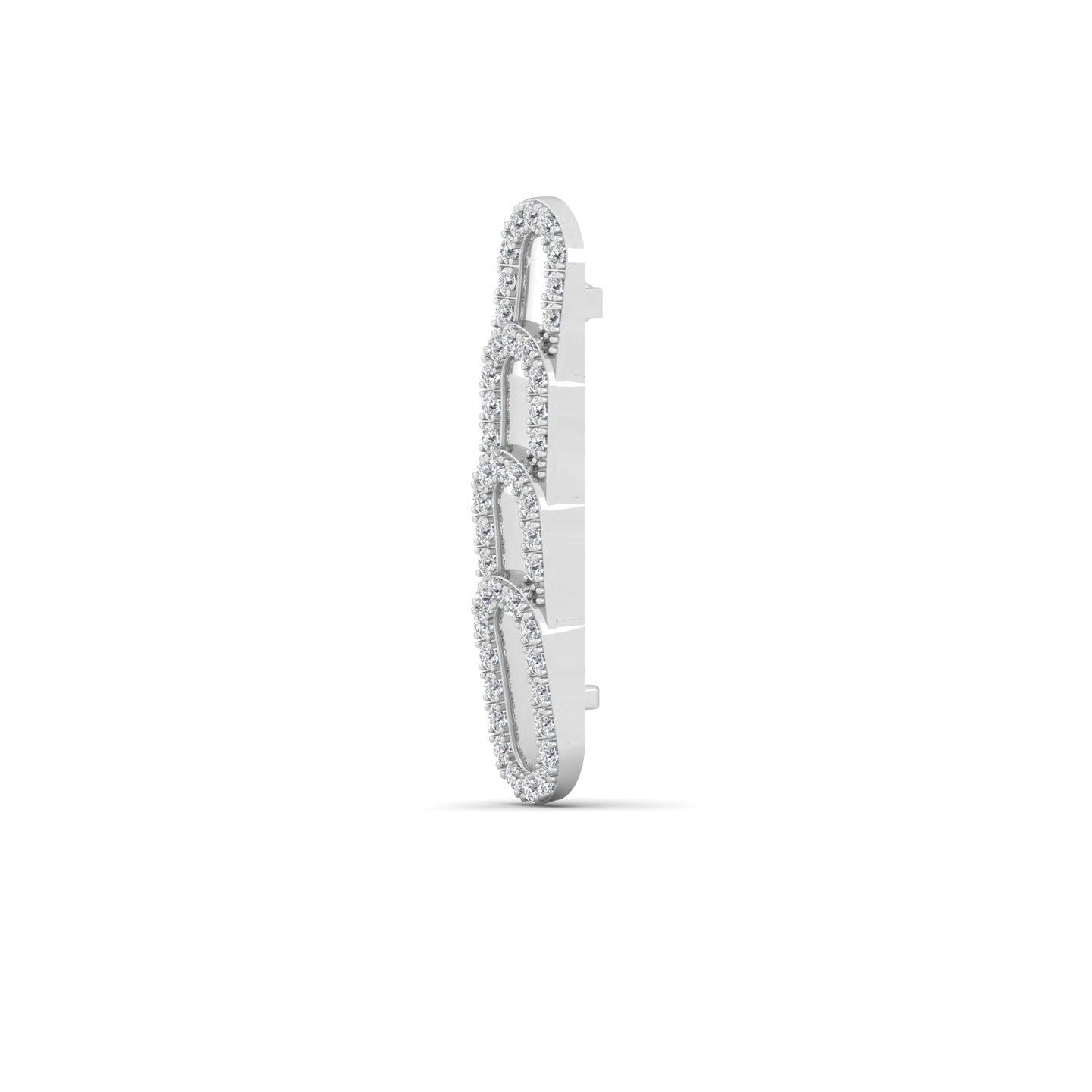 Tri-Link Spark Brooch