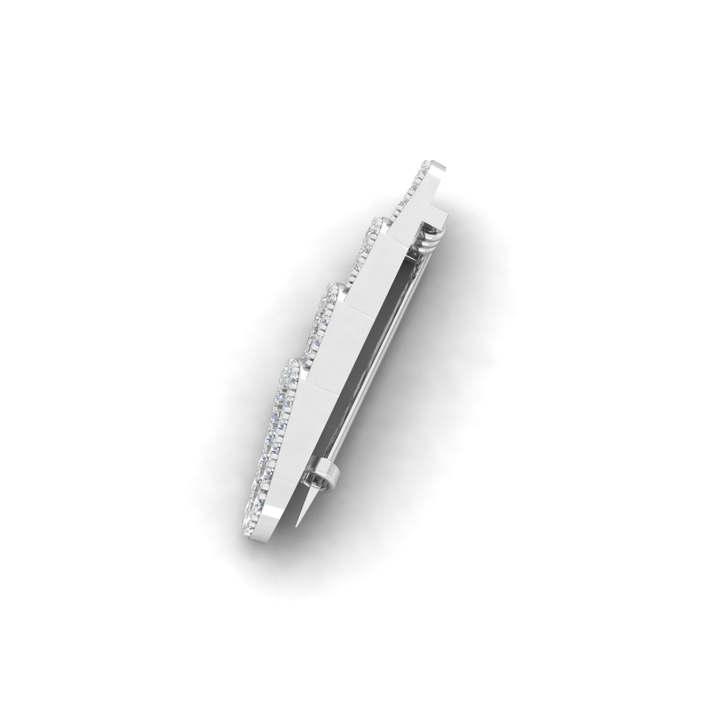 Tri-Link Spark Brooch