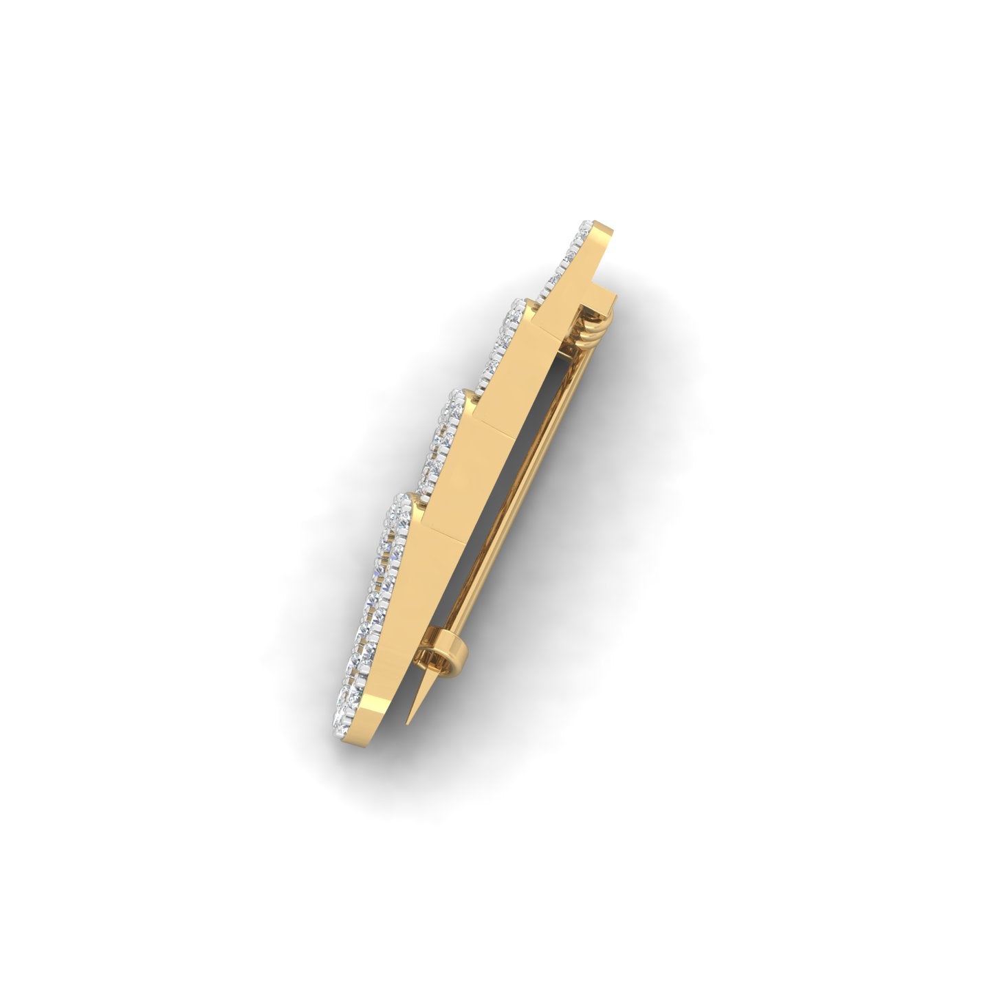 Tri-Link Spark Brooch