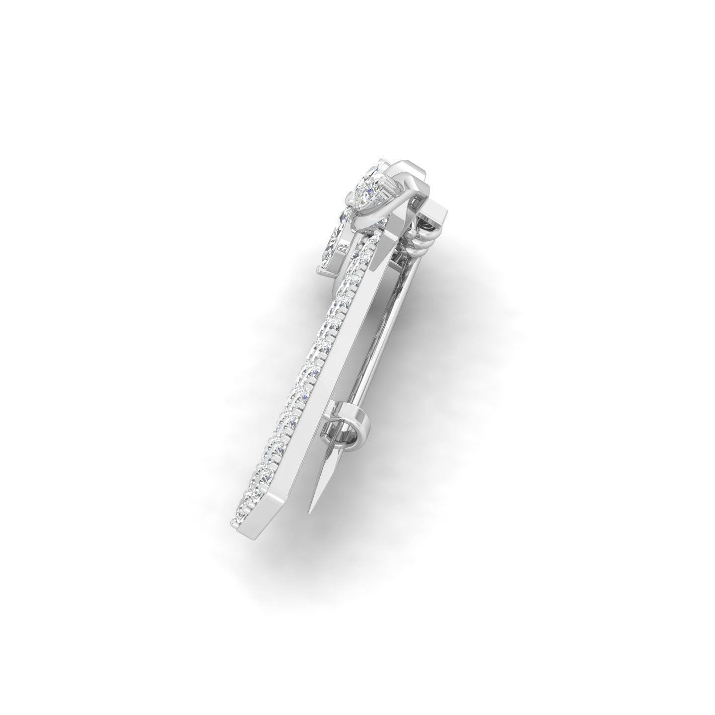 The Trefoil Bar Brooch