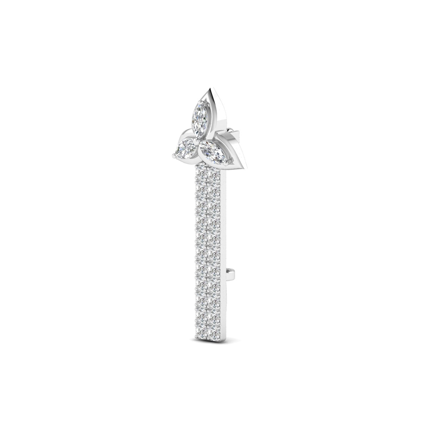 The Trefoil Bar Brooch