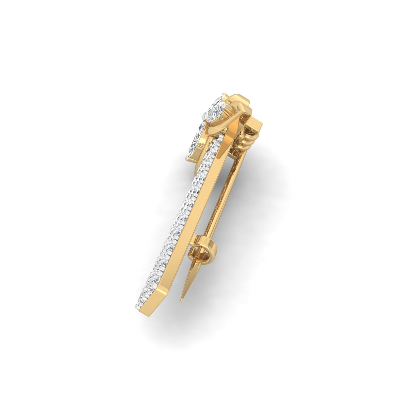 The Trefoil Bar Brooch