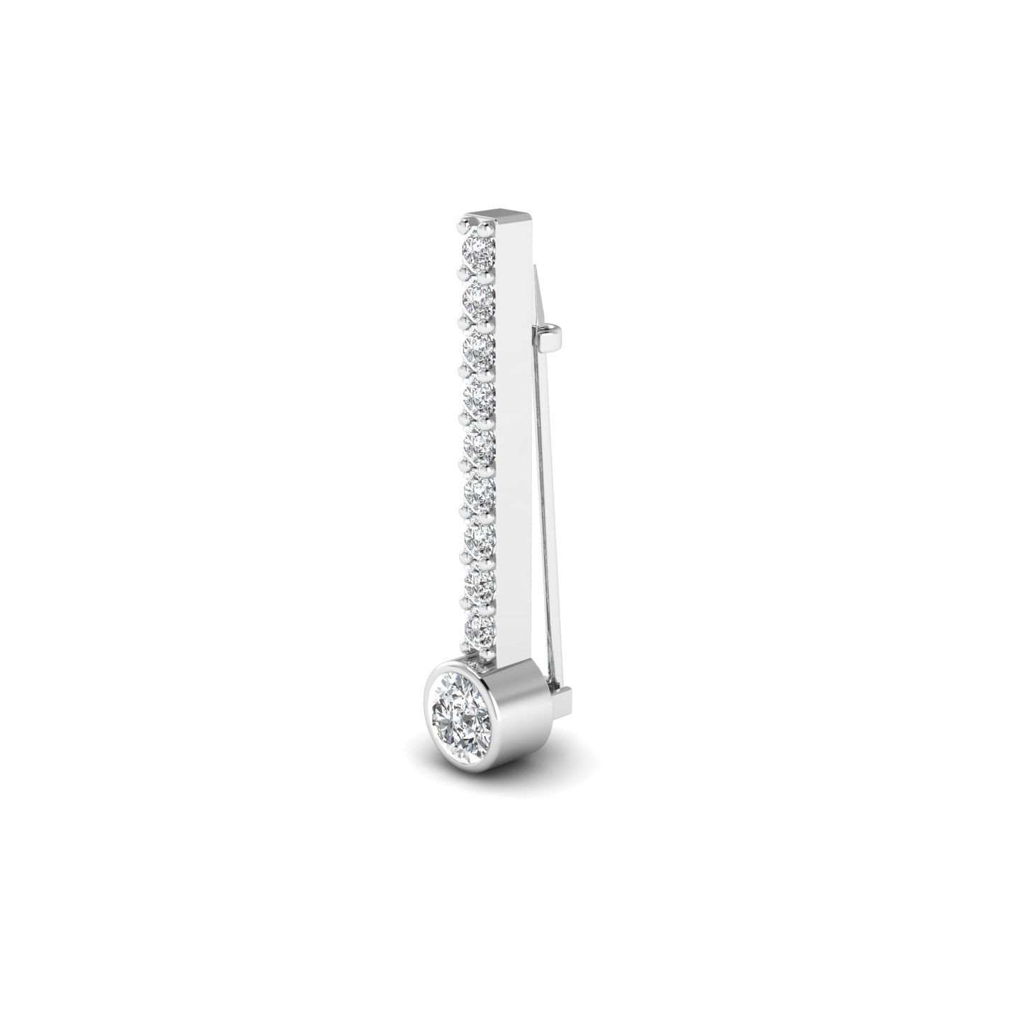 Linear Spark Brooch