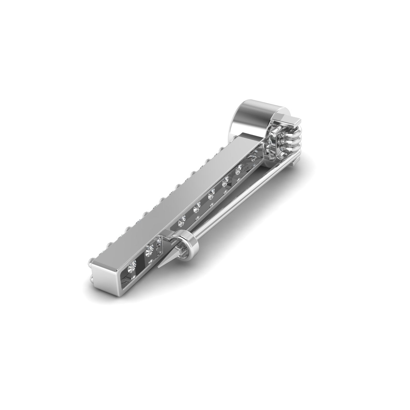 Linear Spark Brooch