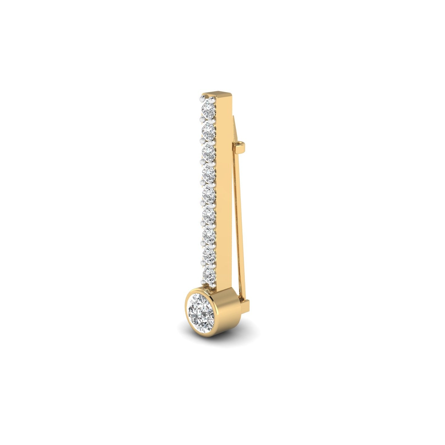 Linear Spark Brooch
