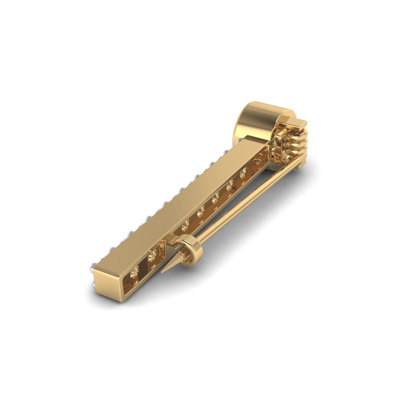 Linear Spark Brooch