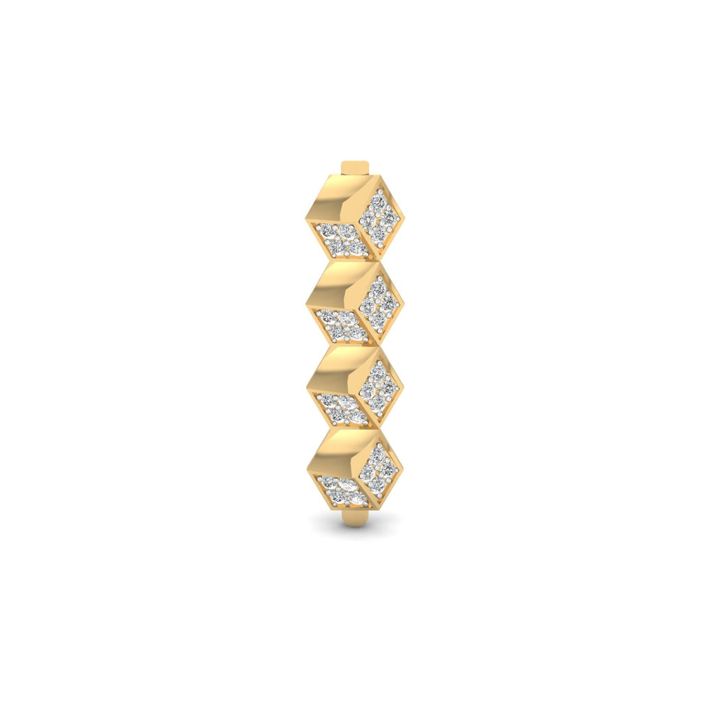 HexaFacet Brooch