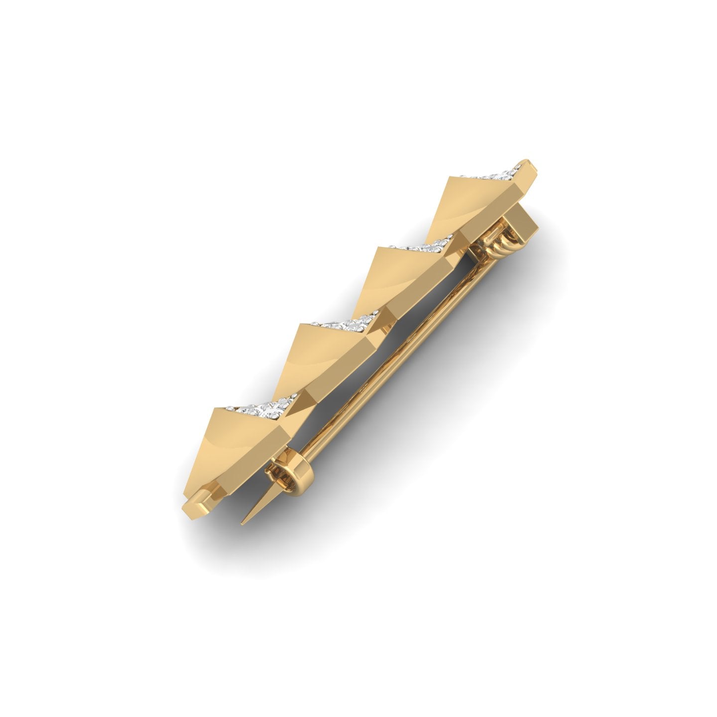 HexaFacet Brooch