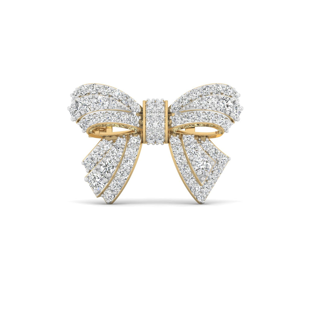 Luminous Bow Brooch