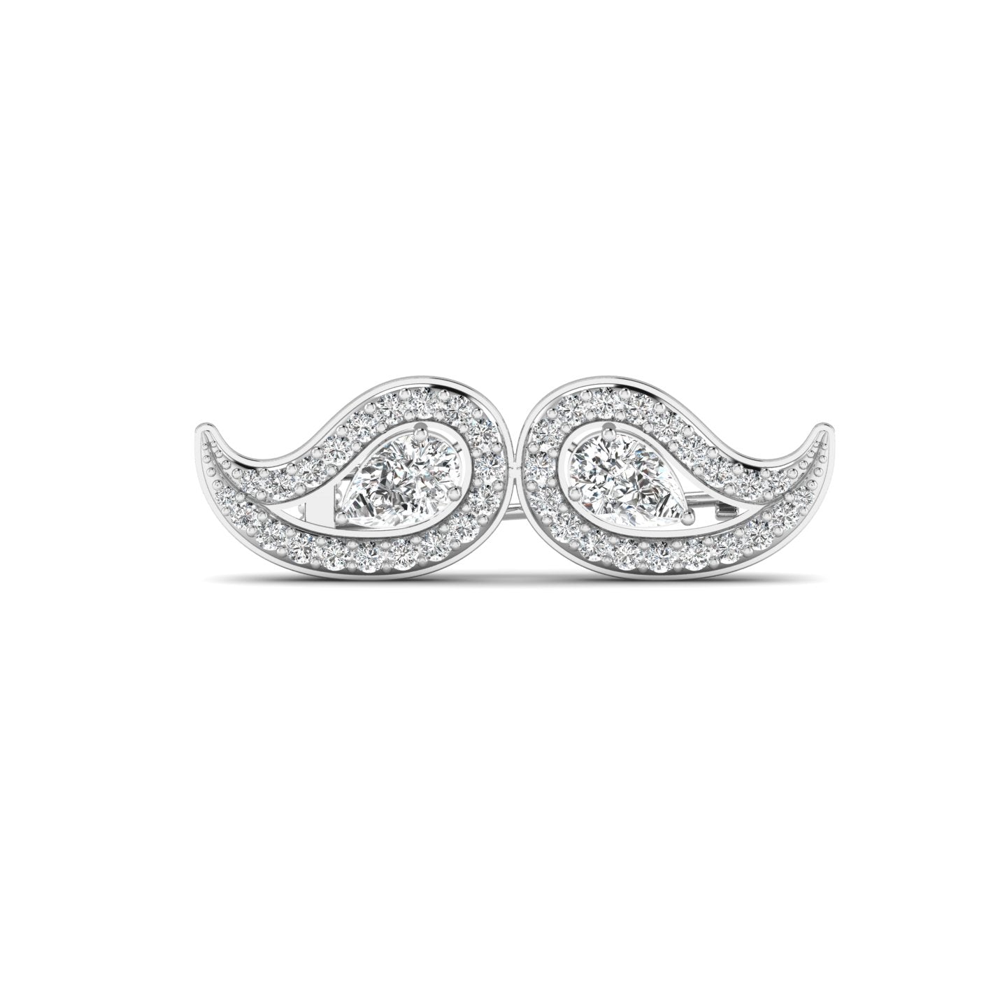 The Maverick Moustache Brooch