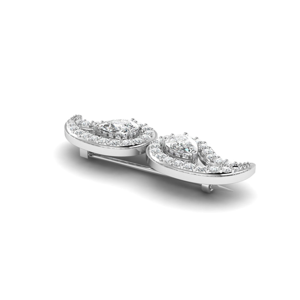 The Maverick Moustache Brooch