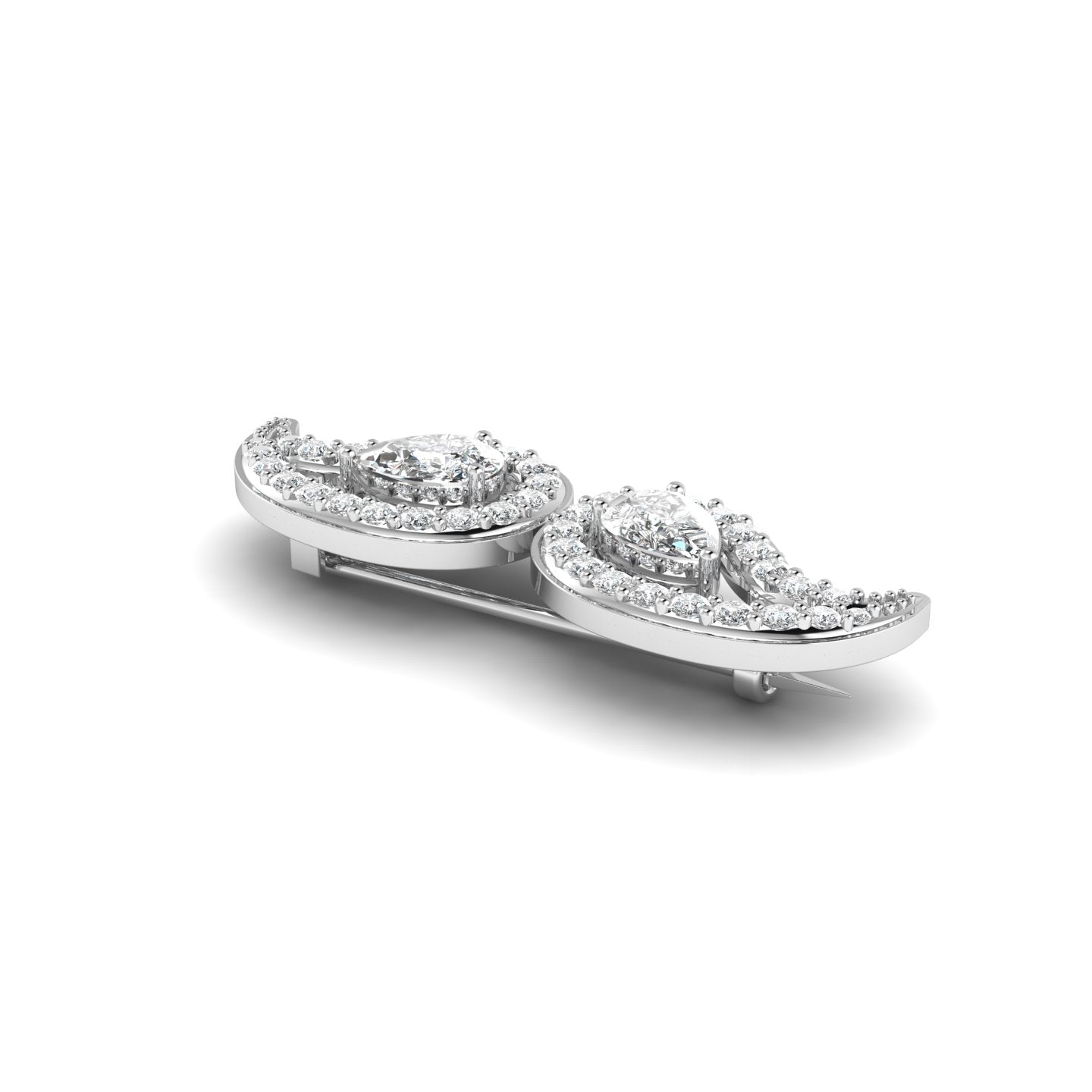 The Maverick Moustache Brooch