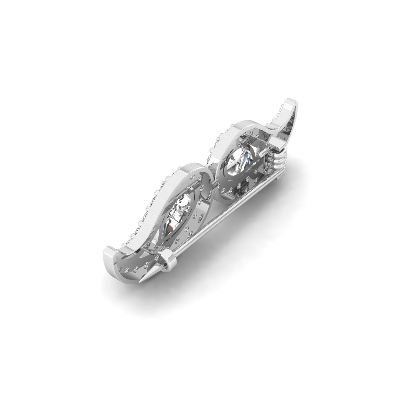 The Maverick Moustache Brooch