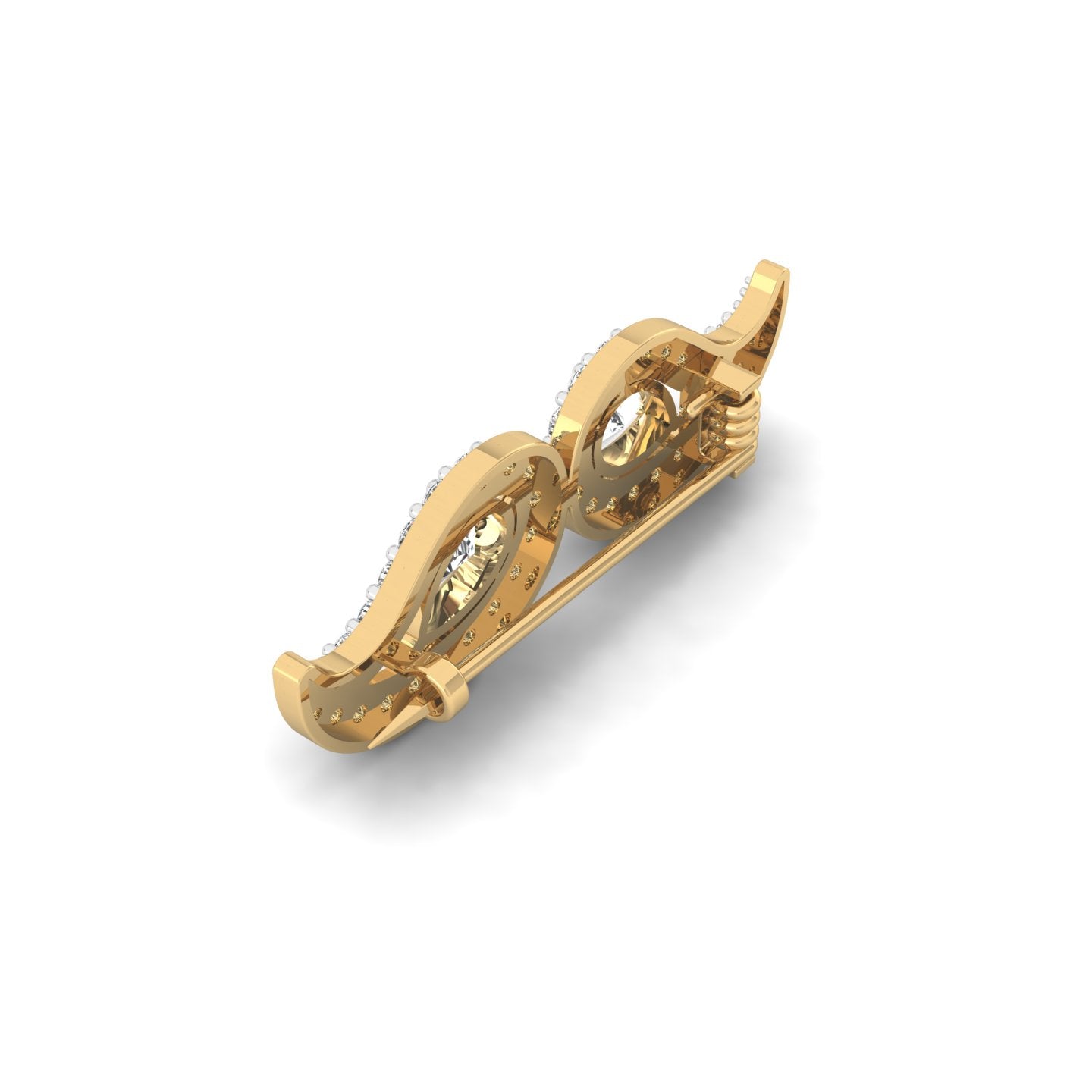 The Maverick Moustache Brooch