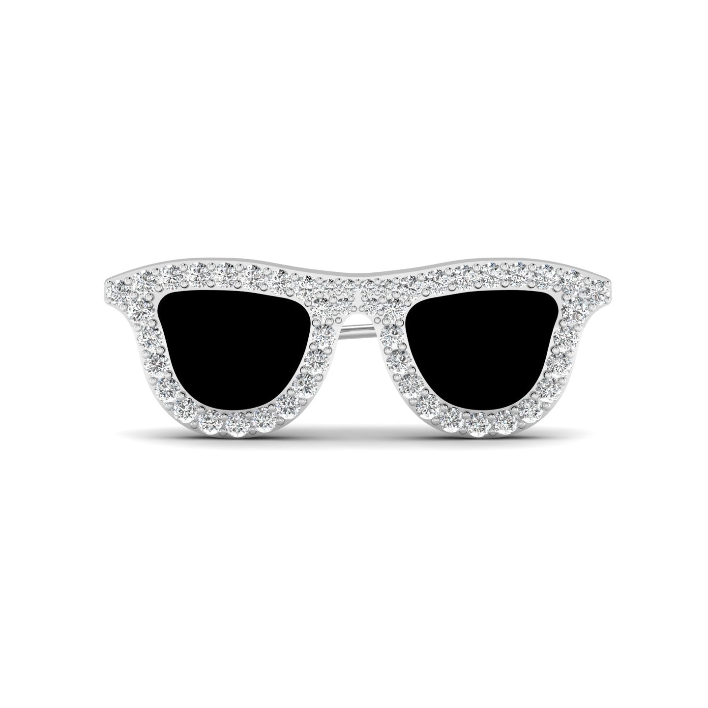 Gleaming Specs Brooch