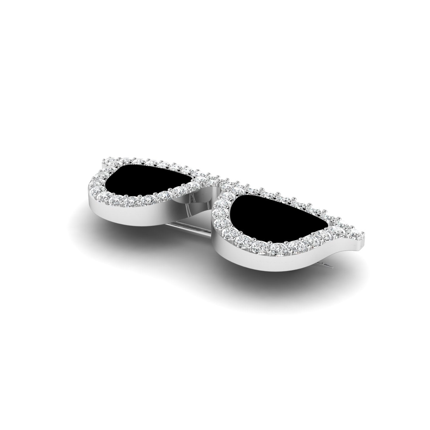 Gleaming Specs Brooch