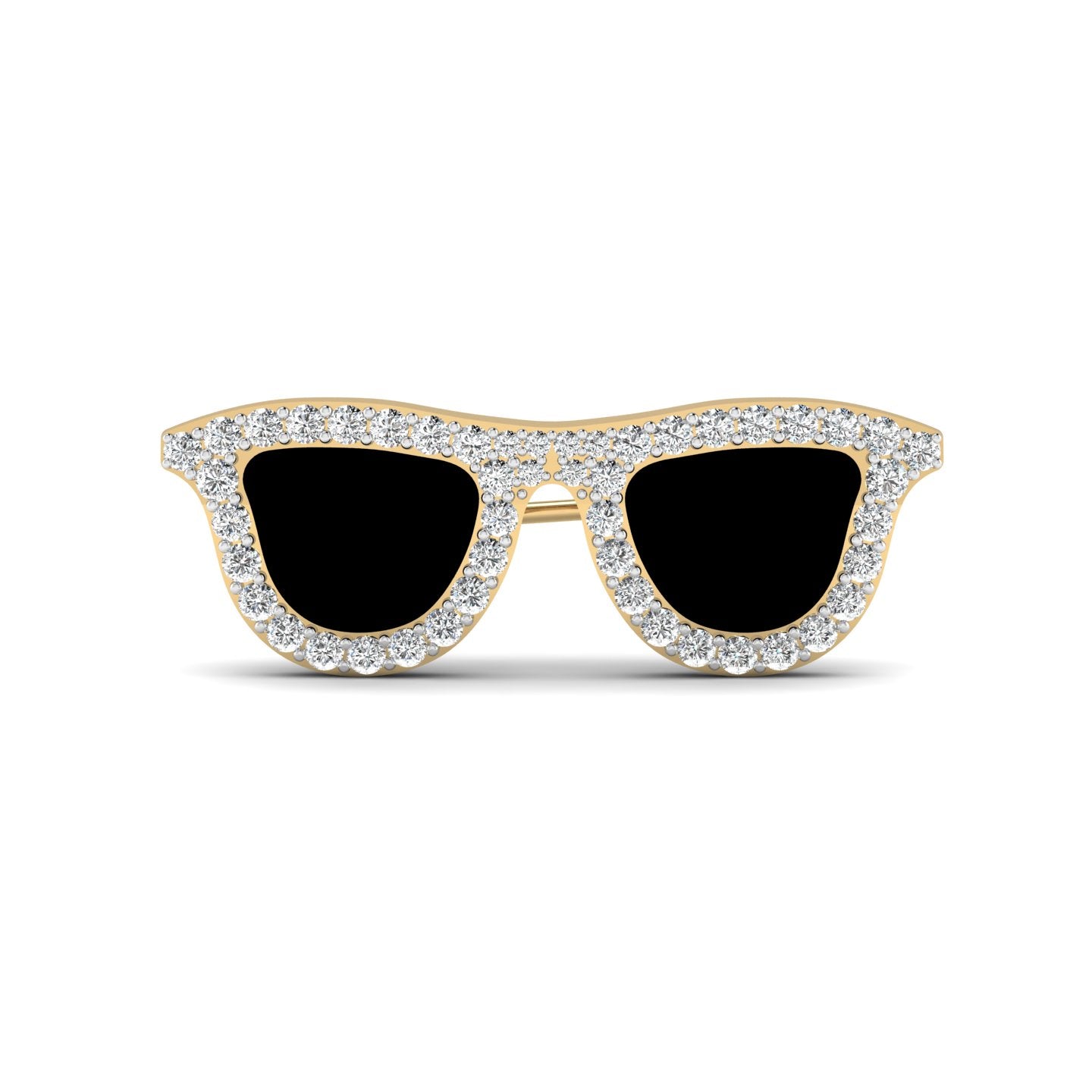 Gleaming Specs Brooch