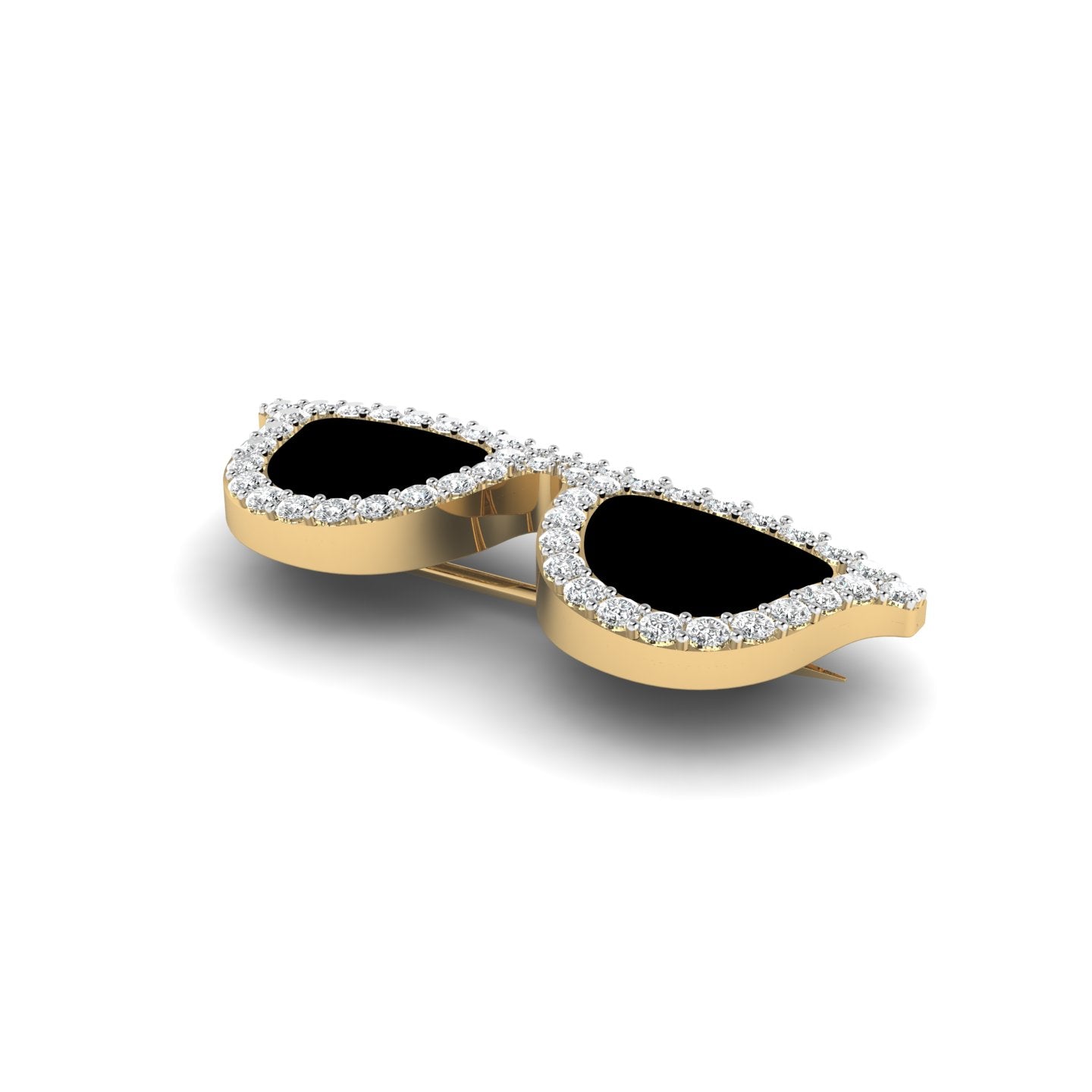 Gleaming Specs Brooch