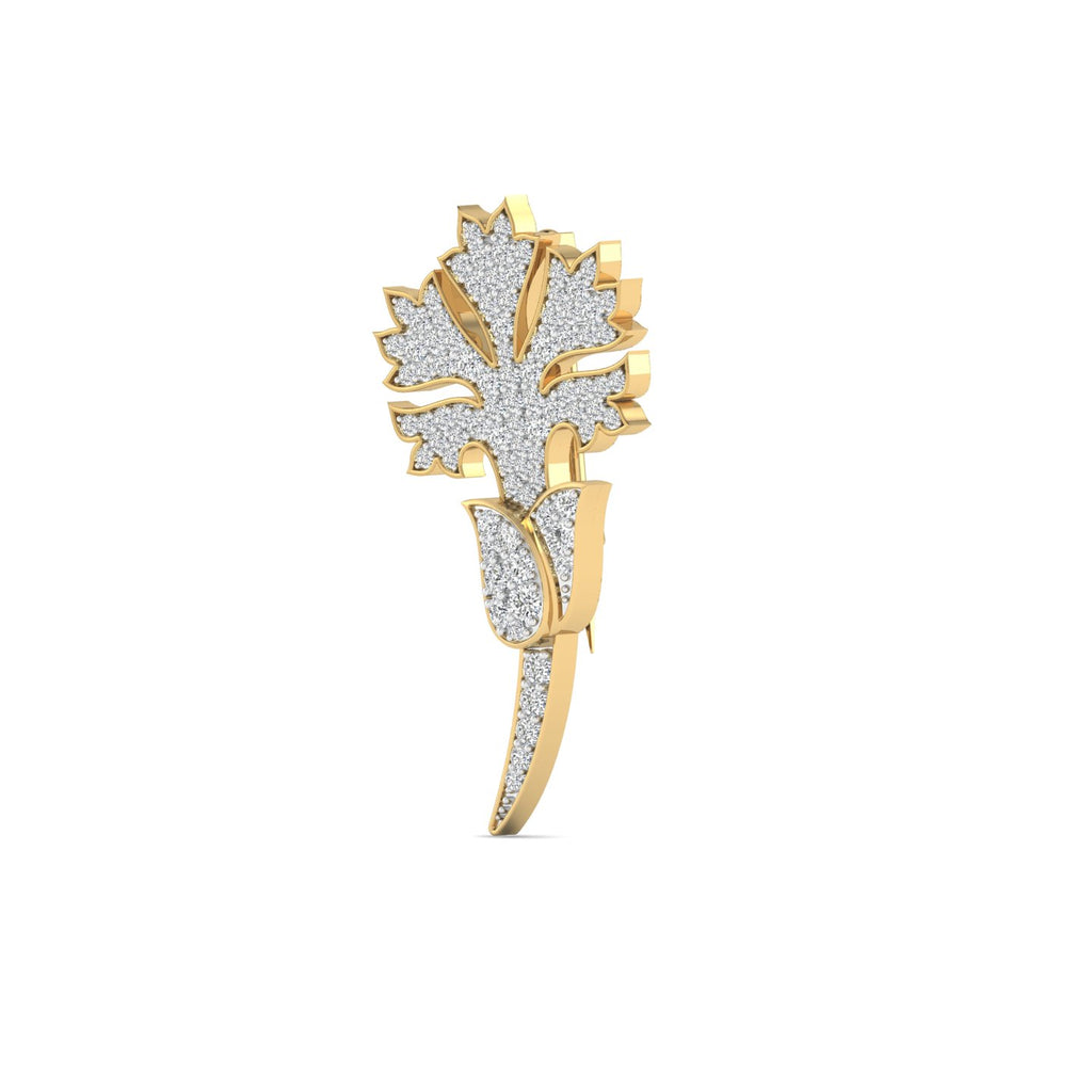 Diamond Blossom Brooch