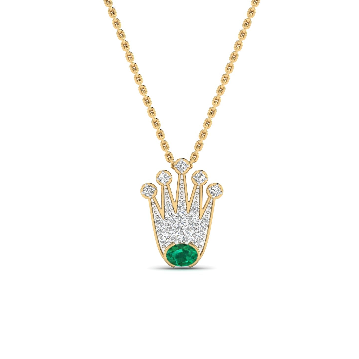 Sovereign Crown Pendant