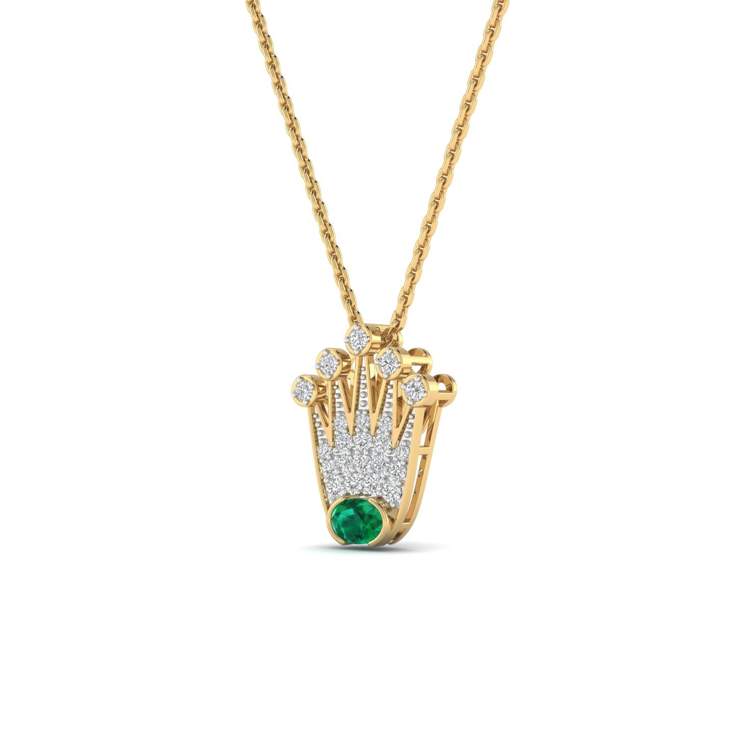 Sovereign Crown Pendant