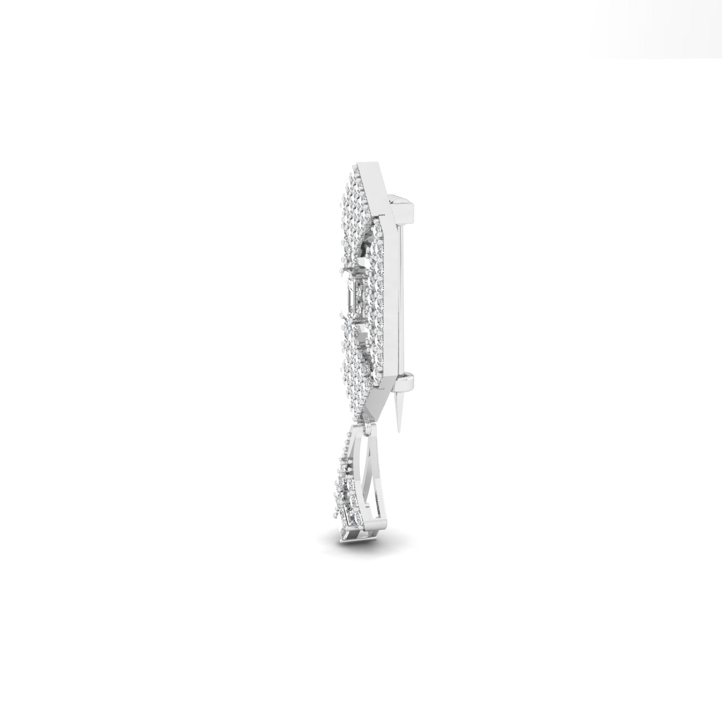 Emerald Apex Brooch