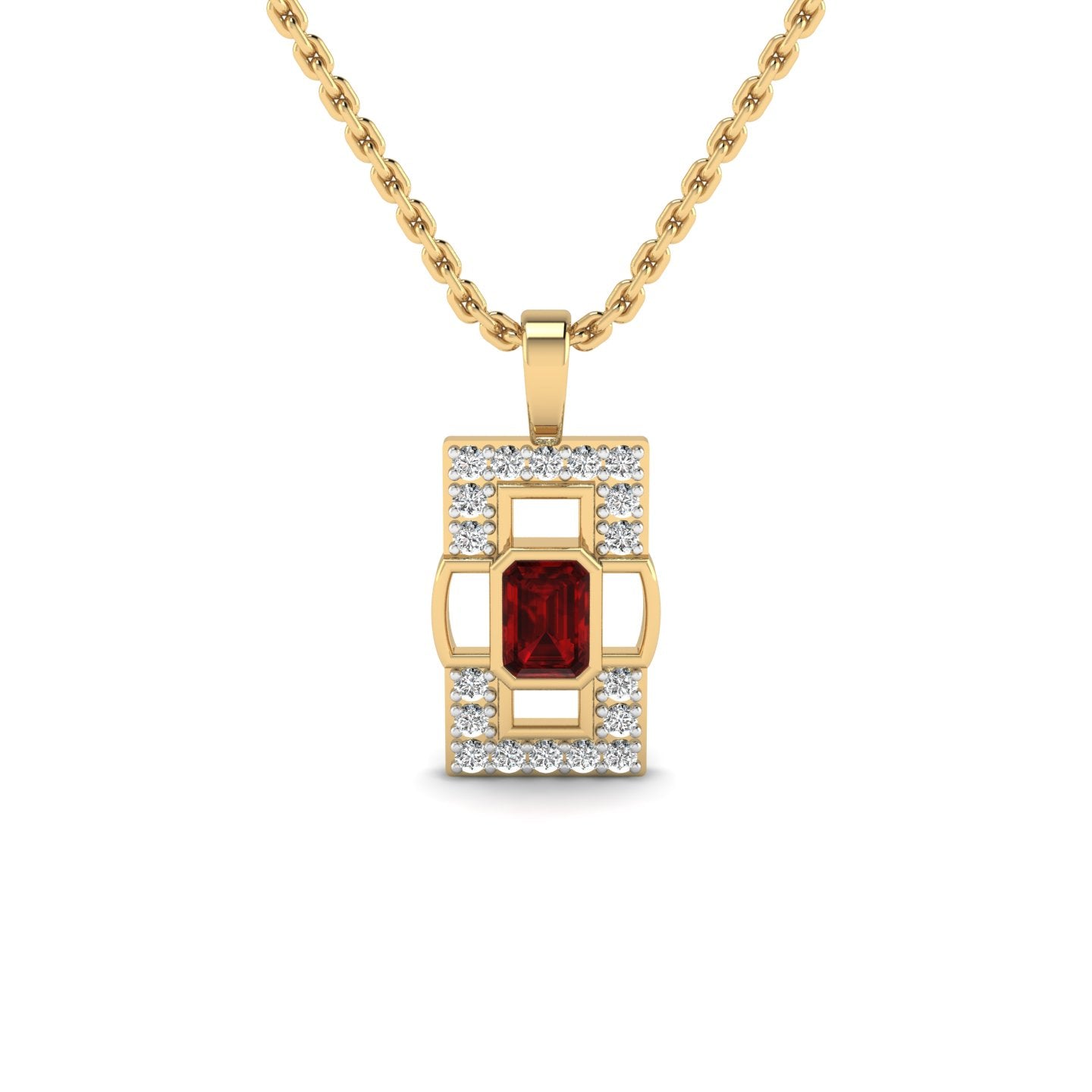 Ember Frame Pendant