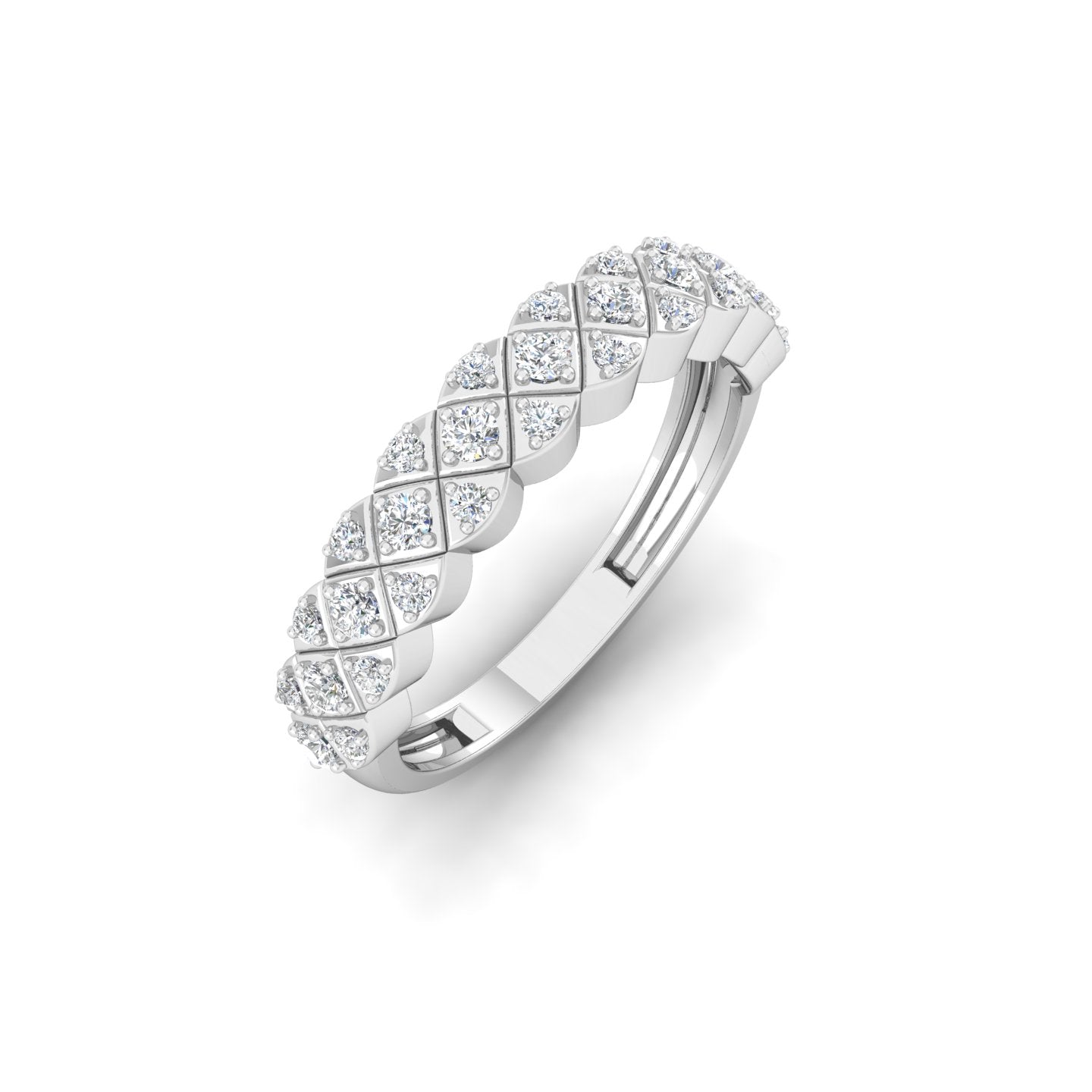 Tiered Facet Ring