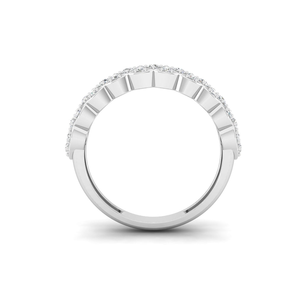Tiered Facet Ring
