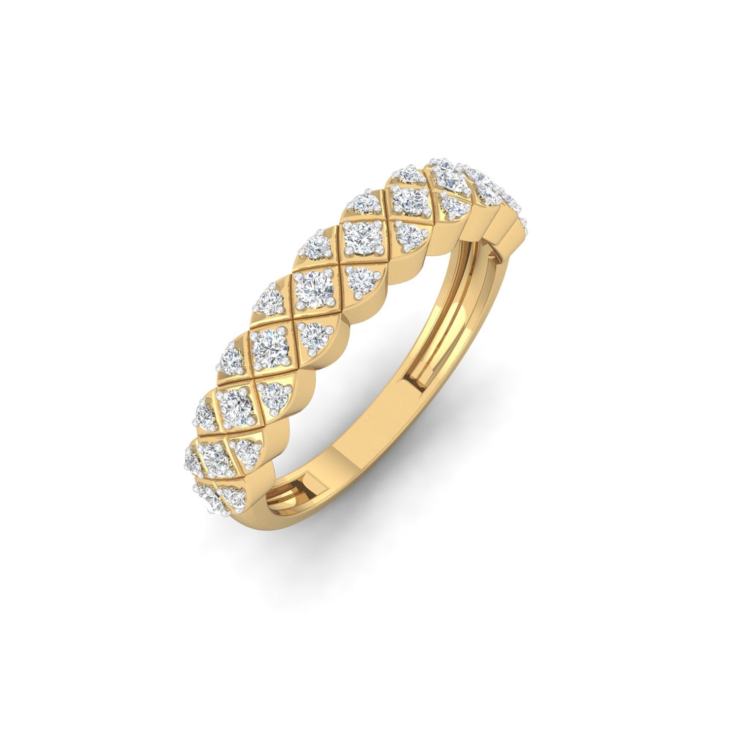 Tiered Facet Ring