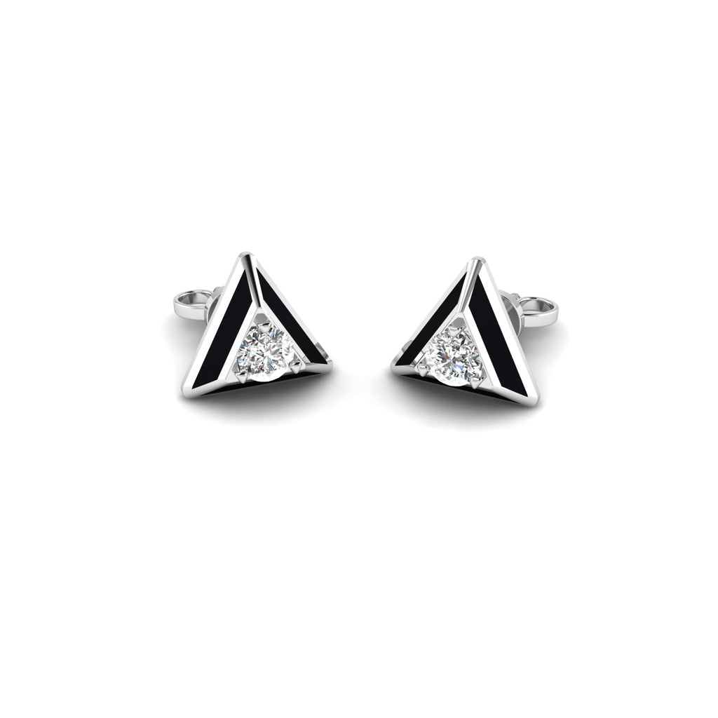 Triangular Twinkle Studs