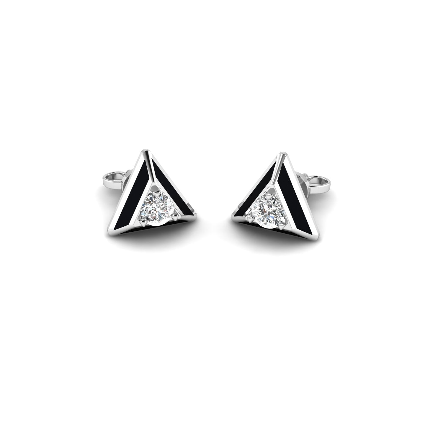 Triangular Twinkle Studs