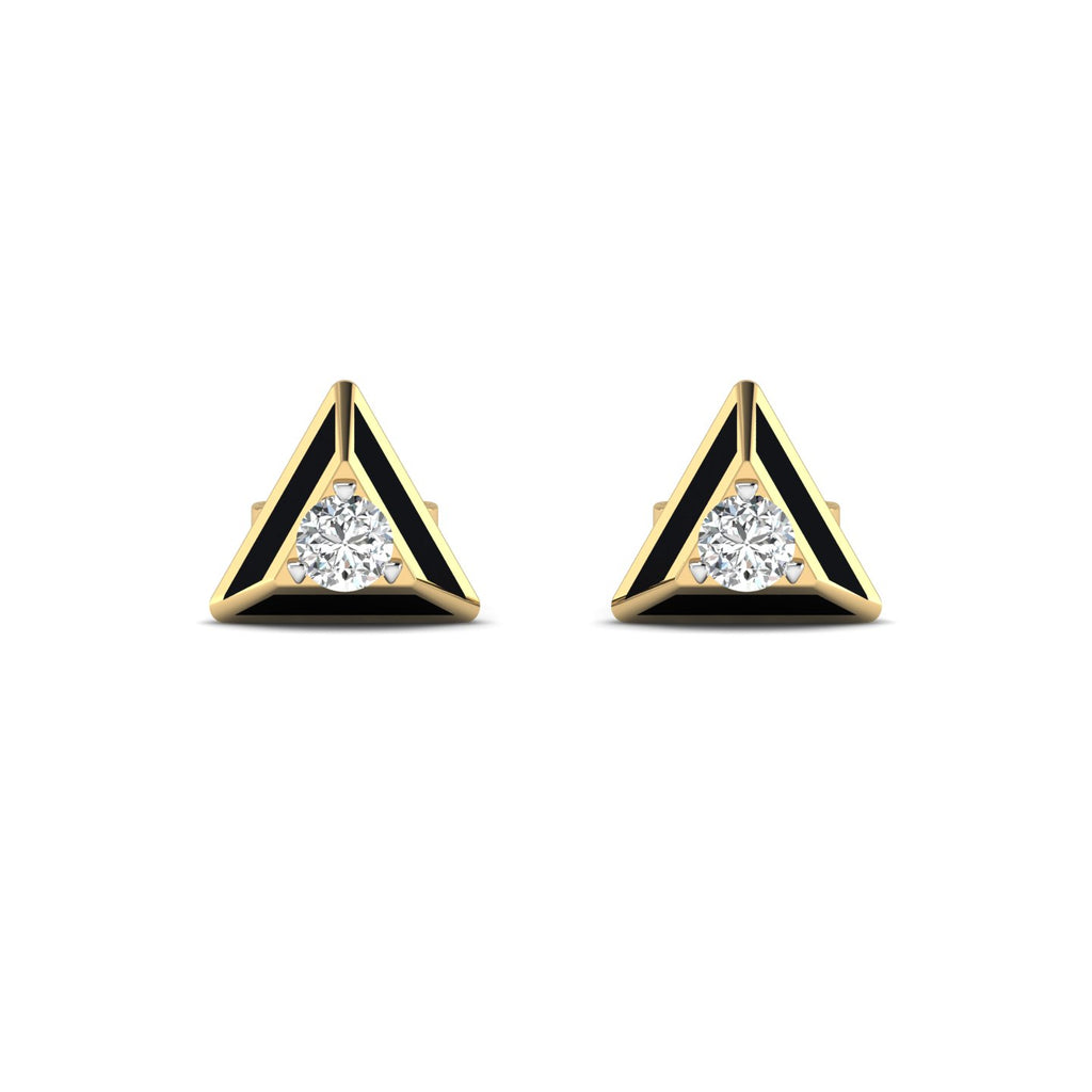 Triangular Twinkle Studs