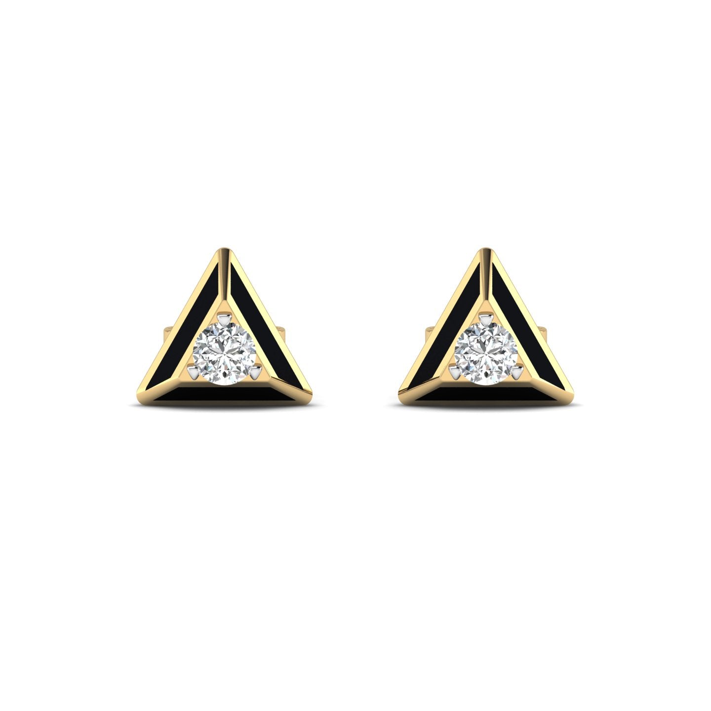 Triangular Twinkle Studs