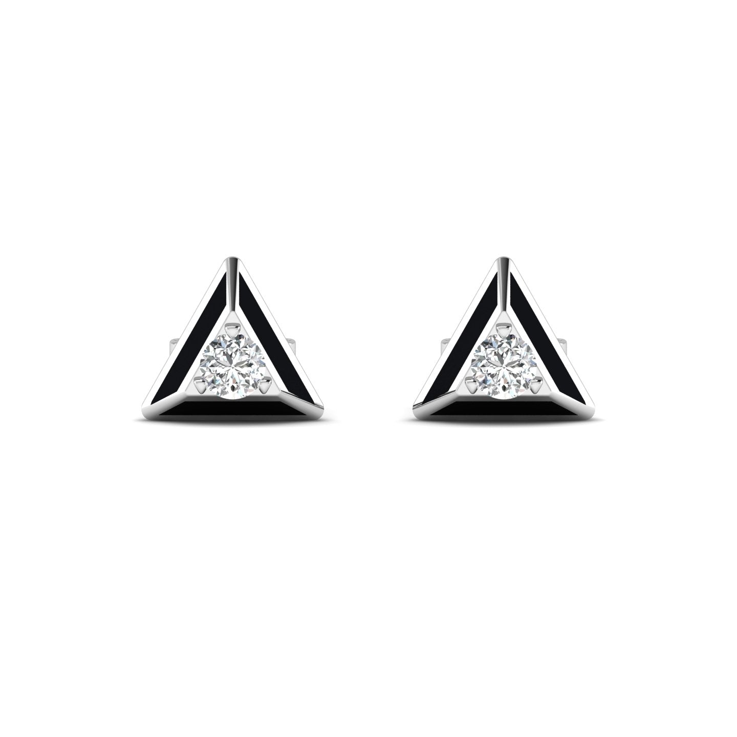 Triangular Twinkle Studs